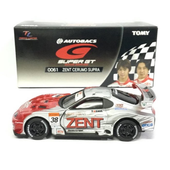 Tomica Limited Autobacs Super GT 0061 Zent Cerumo Supra Silver