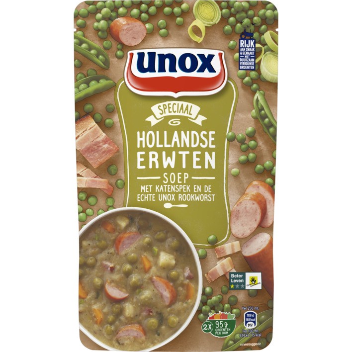 Sup Erwten Oup Unox Dutch Pea Soup 570 mL