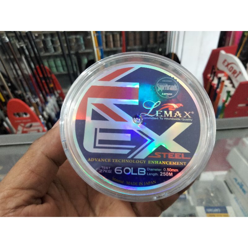 Senar Pancing Lemax Ex Steel 60lbs 80lbs Senar Pancing Baramundi