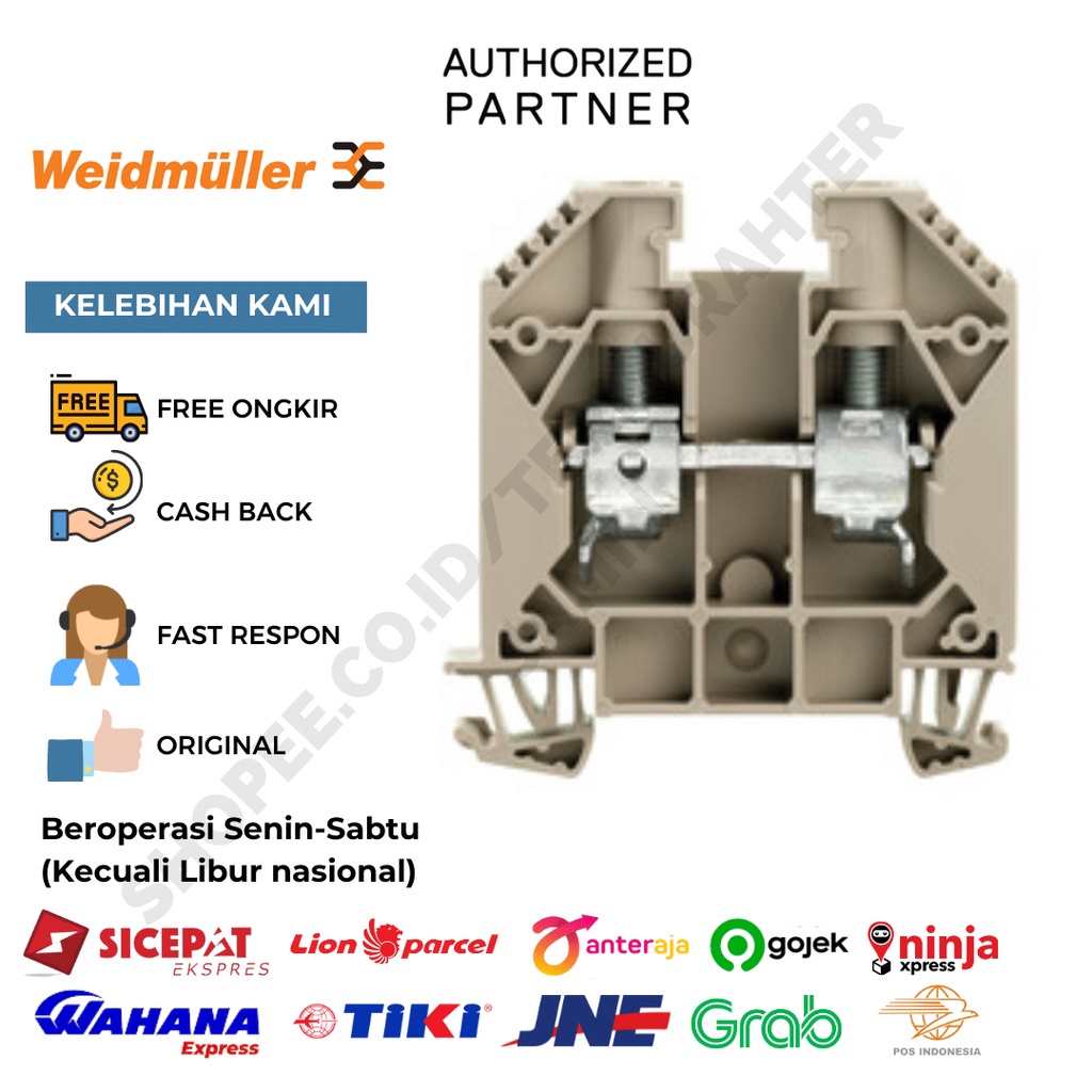 Jual WEIDMULLER WDU 16 TERMINAL BLOCK Shopee Indonesia