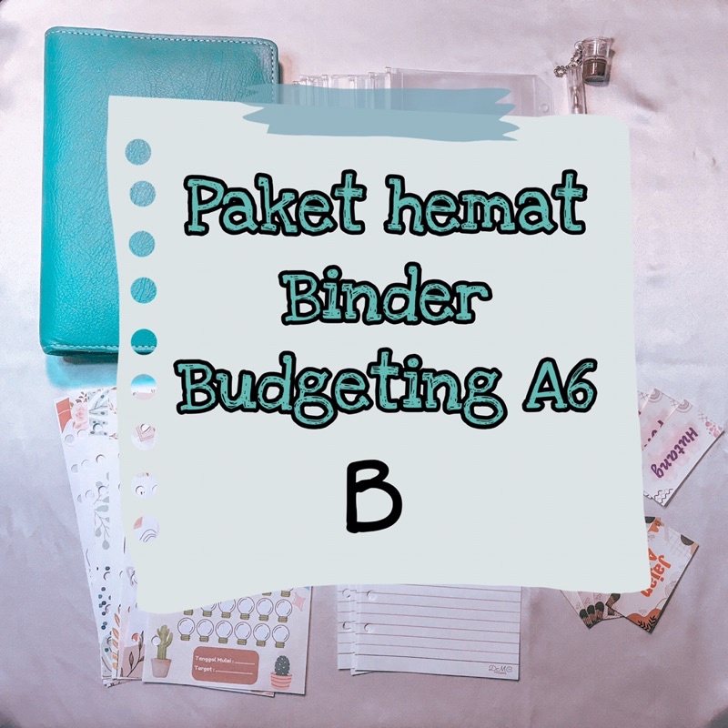BINDER MENABUNG || PAKET BINDER MENABUNG A6 || PAKET HEMAT BINDER BUDGETING || BINDER BUDGETING A6