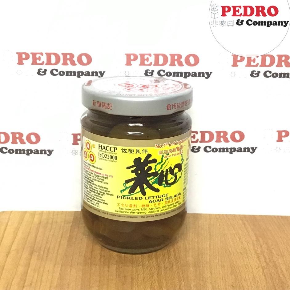 

Stok terbaru AAA pickled lettuce 180 gram - acar sayur selada import china serbuuu !