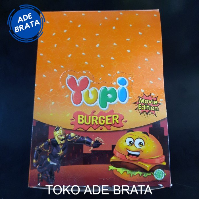 

yupi burger 1 box isi 24 pcs