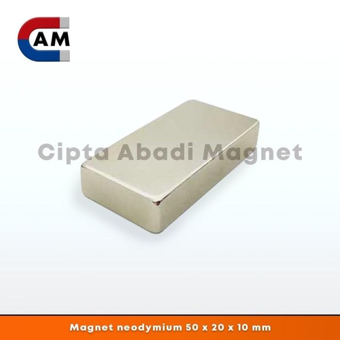 Magnet Neodymium Persegi 50X20X10Mm / Magnet Kotak / Magnet Persegi