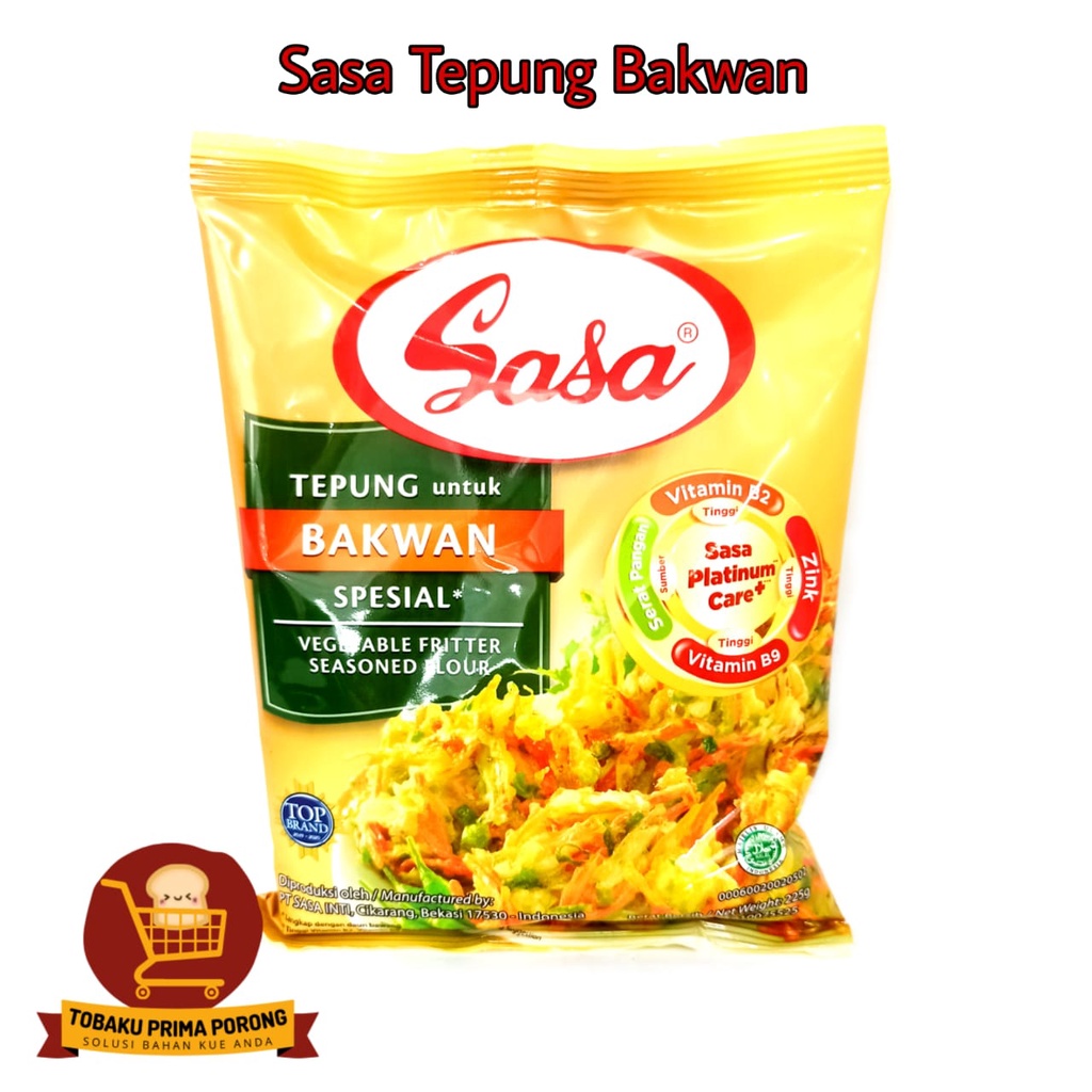 

SASA TEPUNG BAKWAN SPESIAL - VEGETABLE FRITTER SEASONED FLOUR - 250 GR