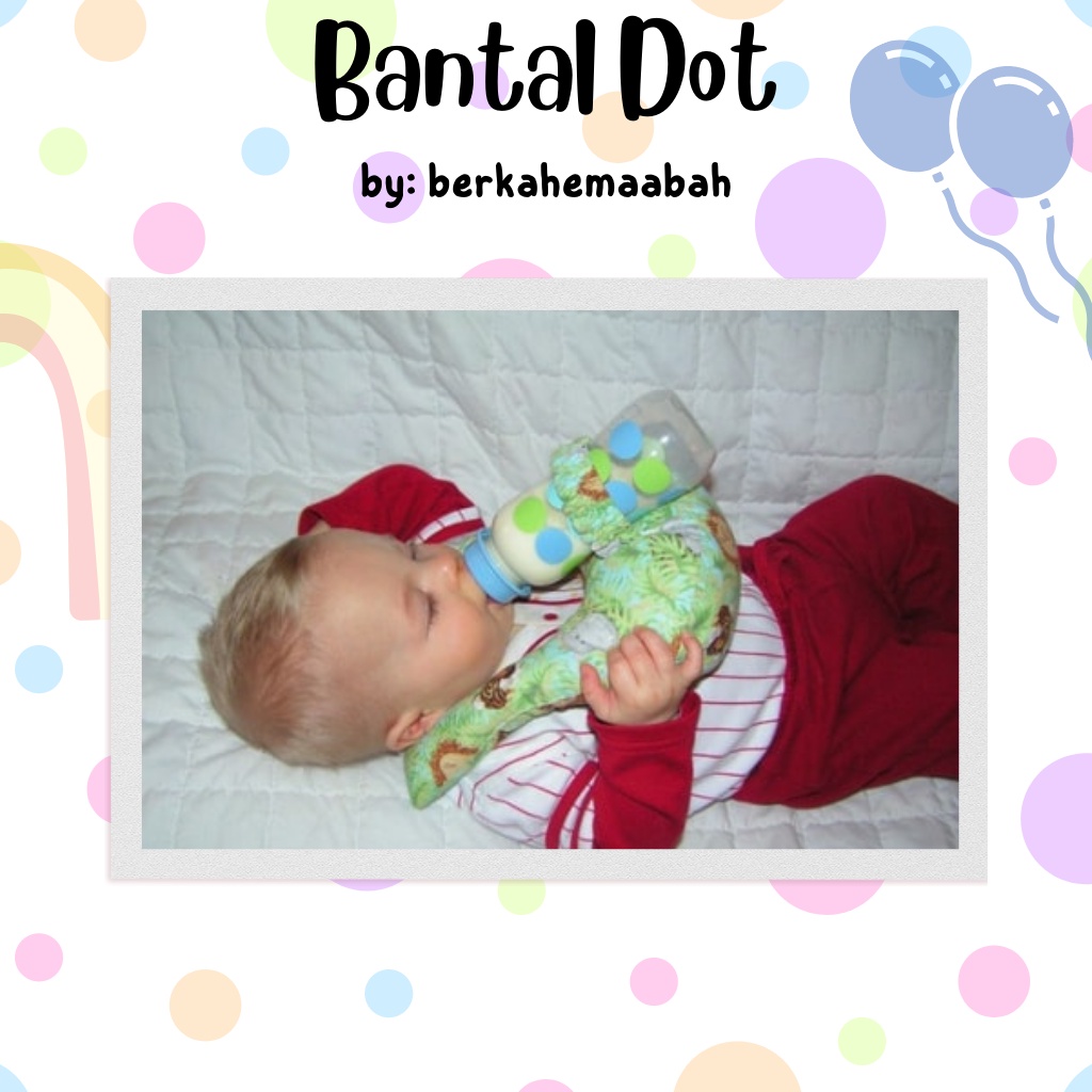 Bantal Dot Bayi Variasi Triangle | Bantal Dot | Bantal Susu Anti Pegal | Bantal Dot Susu Bayi | Baby Bottle Holder