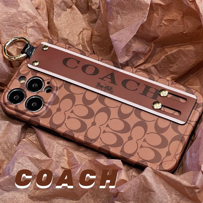 Luxury Gelang Tangan Case IPhone Xr Xs Max14 Plus Ip Apple IPhone 11 12 13 14 Pro Max Sarung Silikon Wanita Casing Handphone Coach