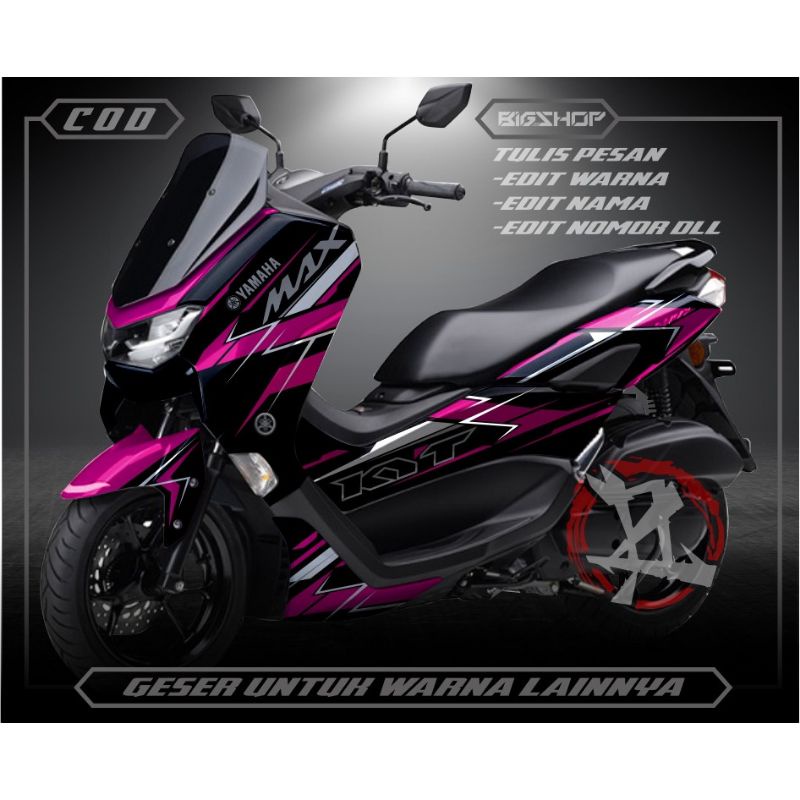 Stiker Decal New Nmax 2022 Grapis Pink Full Body
