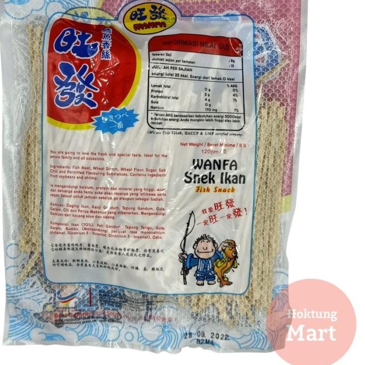 

GRATIS ONGKIR✅Wanfa Dried Fish Stick 120gr Snack Ikan|SQ3