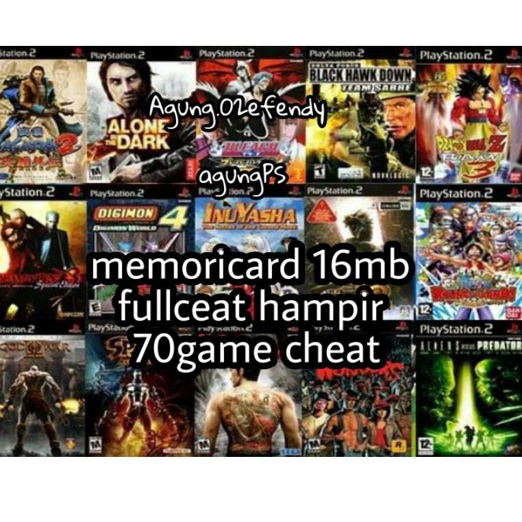 ✨10.10✨ COD mc MEMORY ps2 CARD 16MB ORIGINAL FULL CHEAT gas 