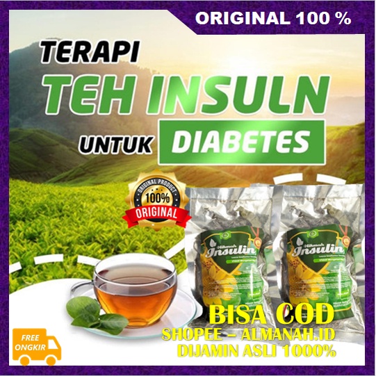 

[BISA COD] BELI 1 GRATIS 1 Teh Daun Insulin Mencegah Dan Mengatasi Diabetes ASLI