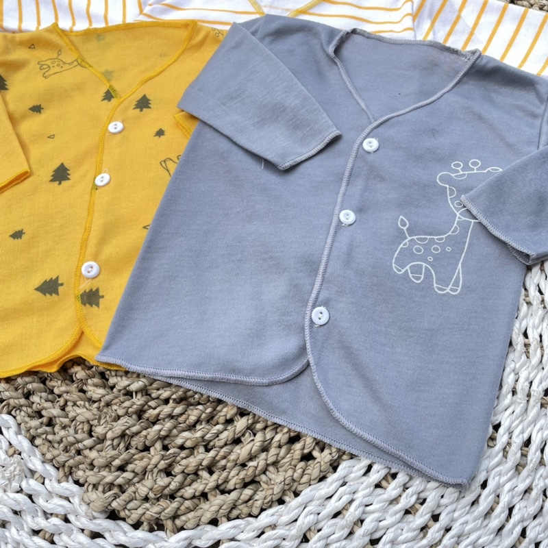 3 PCS Baju Lengan Panjang Bayi Bayi Atasan Bayi Baju Newborn Baju Bayi Baru Lahir Gift Bayi Hadiah Lahiran Bayi DNW BABY