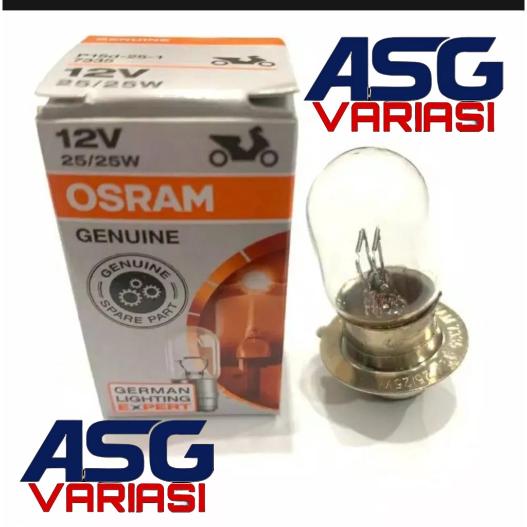 LAMPU DEPAN OSRAM MOTOR LAMPU UTAMA STANDAR HEADLAMP BEAT VARIO SCOOPY DLL