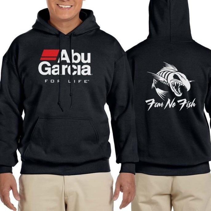 jaket hoodie sweater abu garcia fear no fish