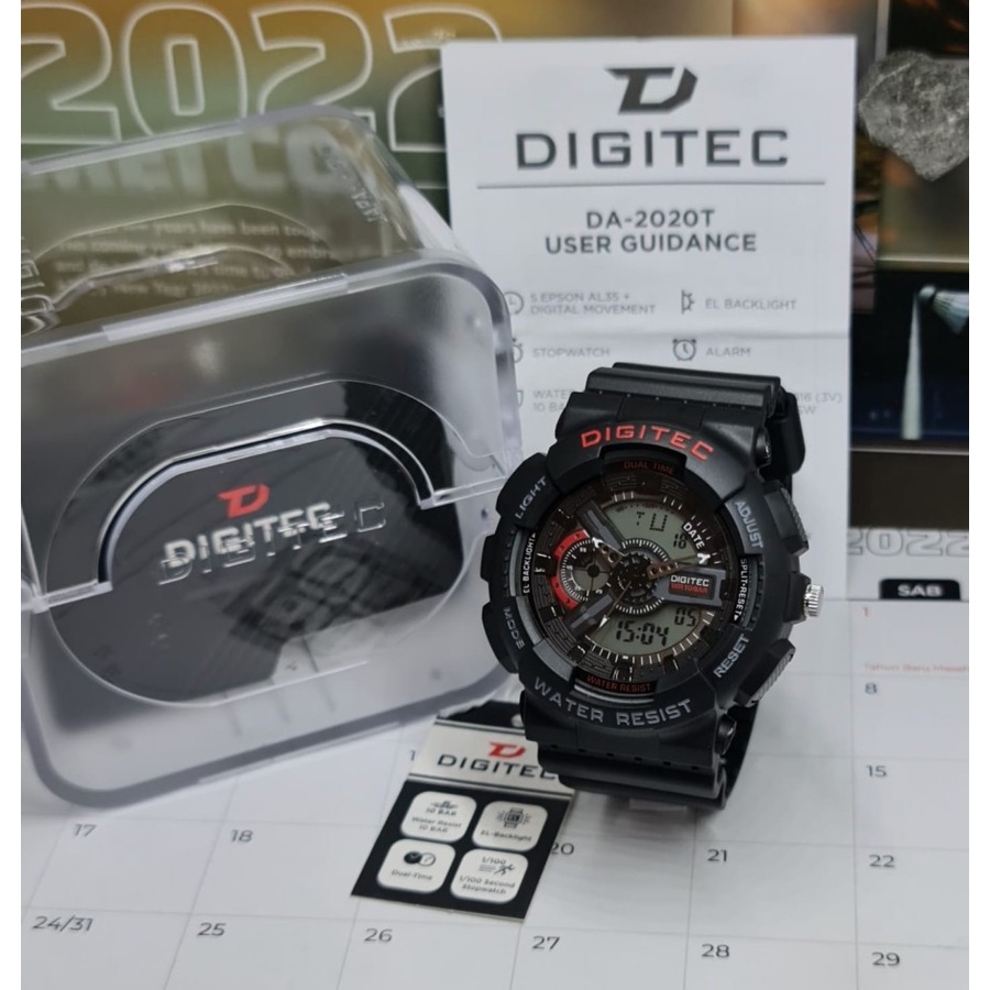 JAM TANGAN PRIA DIGITEC DA 2020T DA-2020T ORIGINAL