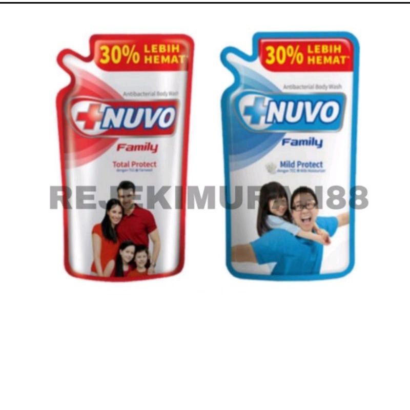 Nuvo Family Body wash Total Protect/Mild Protect 850ML