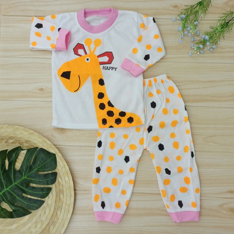 Piyama Bayi SNI Baju Bayi Setelan Kaos Oblong Anak Usia 0-12 Bulan Shekinah Baby and Kids