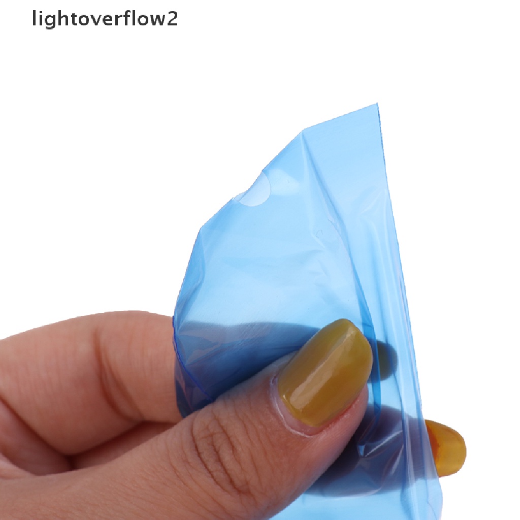 (lightoverflow2) 200pcs Kantong Filter Mesin Tato Sekali Pakai Bahan Plastik