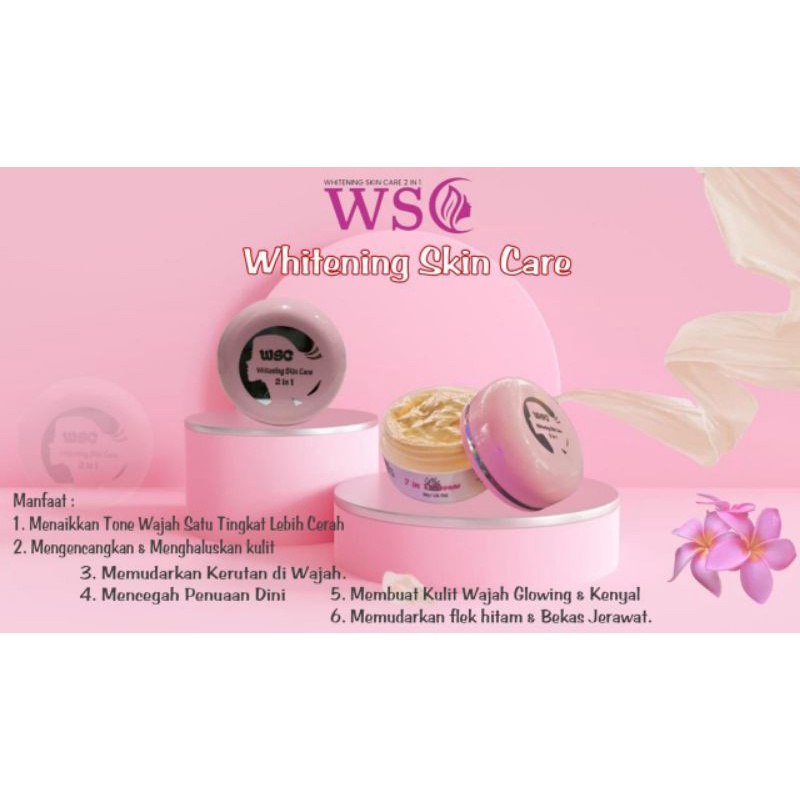 CREAM WSC SKINCARE ORIGINAL BPOM  100% ORI