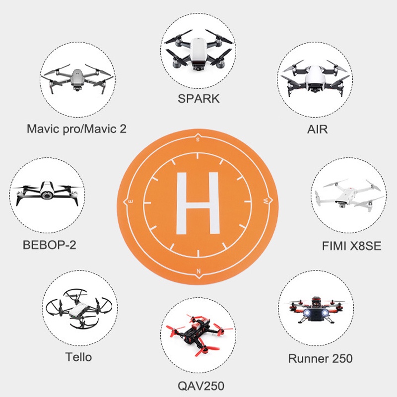 【50*50cm】Landing Pendaratan Untuk Drone/Landing Helipad/Drone Landing Pad