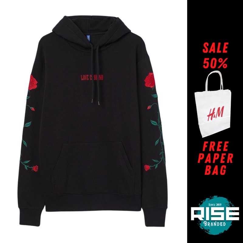 H&M Love is Blind Hoodie - Black