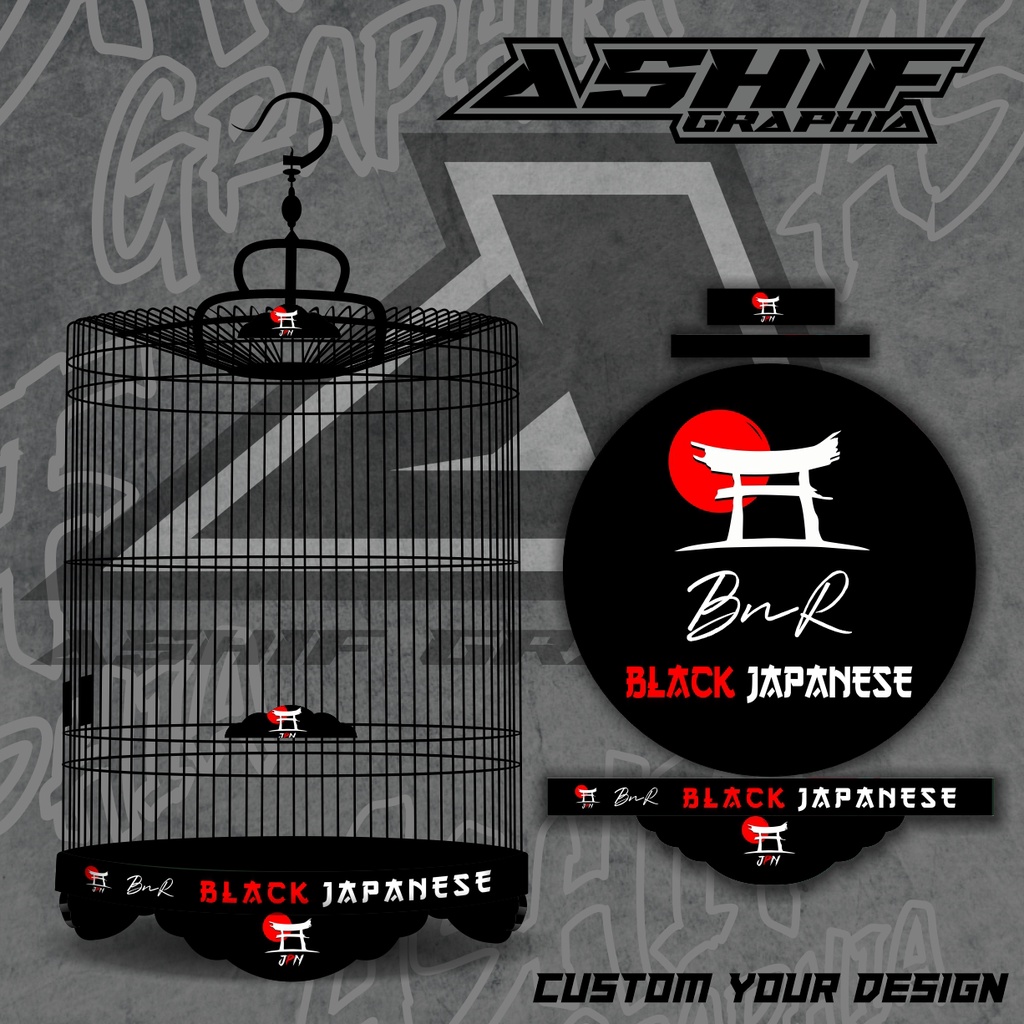 STIKER TEBOK SANGKAR MURAI BNR NEW MOTIF