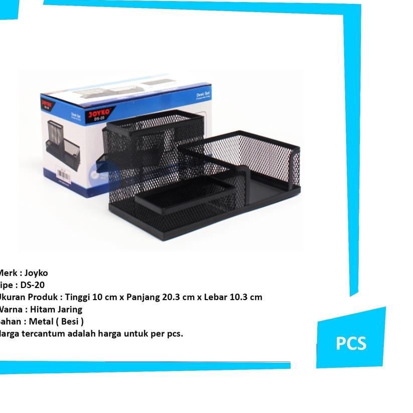 

SALE!!JOYKO - Desk Set DS-20 Tempat Alat Tulis Jaring - Pcs|RA2