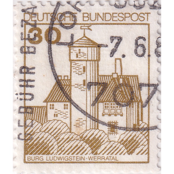 

Prangko Germany 1977 - Palaces and Castles 30Pfg Used