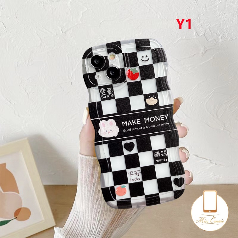 Soft Case Bahan TPU Motif Beruang Kelinci Untuk IPhone 7 8 14 Plus 11 13 12 14 Pro Max XR 6 6s Plus XS Max X SE 2020