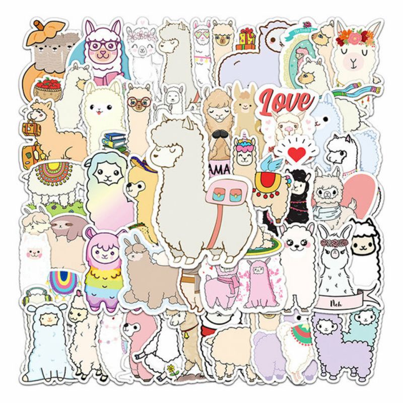 

Stiker Pack Alpaca Style 260144- Stiker Aesthetic Keren Imut Laptop, Aksesoris Hp, Anti Air, Motif, Helm, Tumbler, Koper, Kulkas