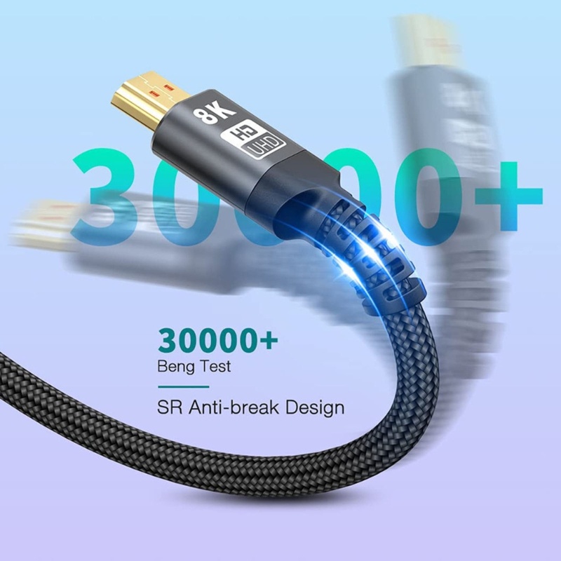 Vivi 8K High Speed 2 1kabel 8K 60Hz 4K 120Hz Untuk Ultra Experience Ethernet ARC HDCP Yang Mempesona