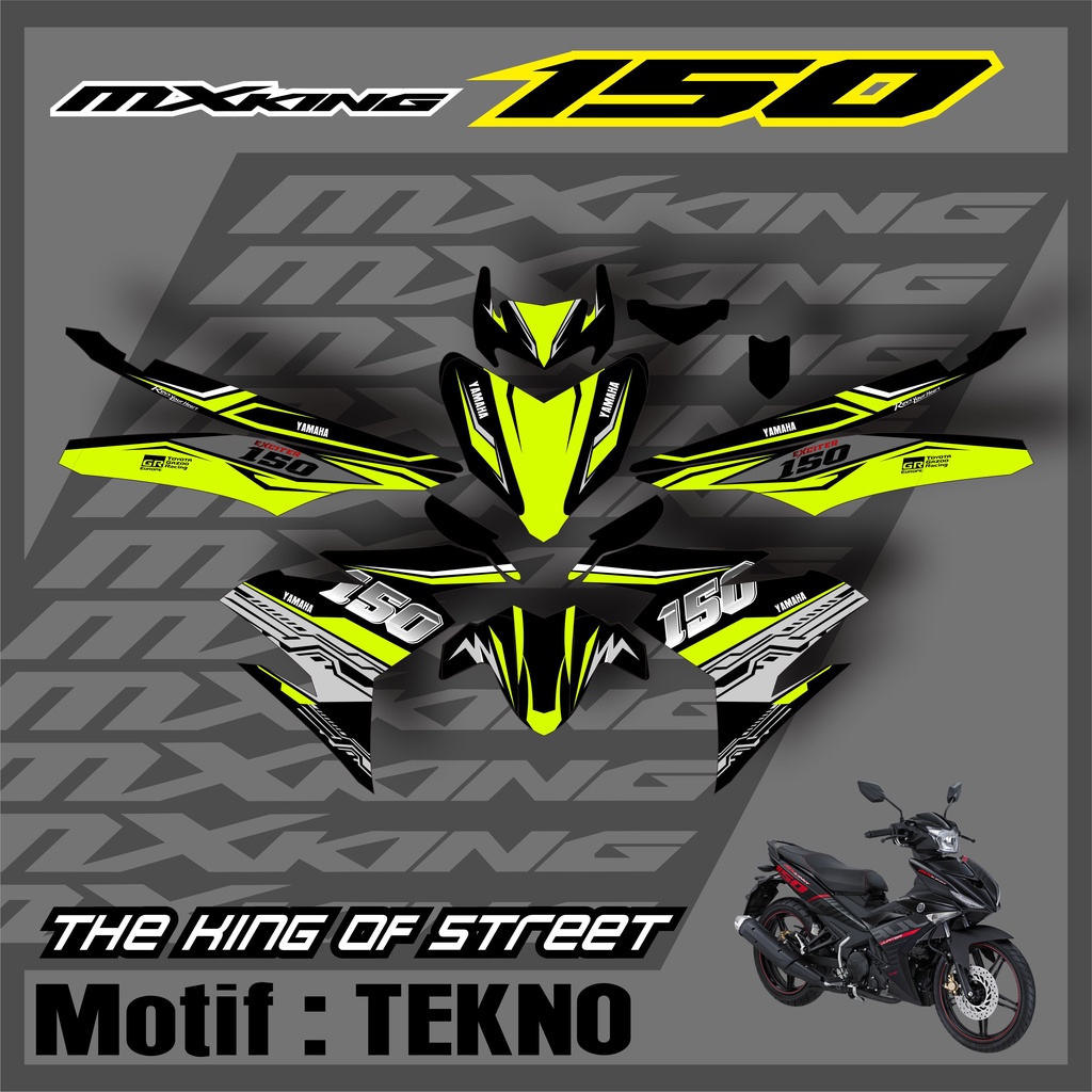COD Decal Full Body Motor Yamaha JUPITER MX KING 150 Tahun 2015 2016 2017 2018 2019 2020 Striping St