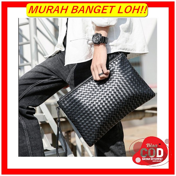 Handbag Tumi Alpha 3 Ballistic Nylon Clutch Hitam P1Shoes Clutch Pria Etonweag (Size Kecil)