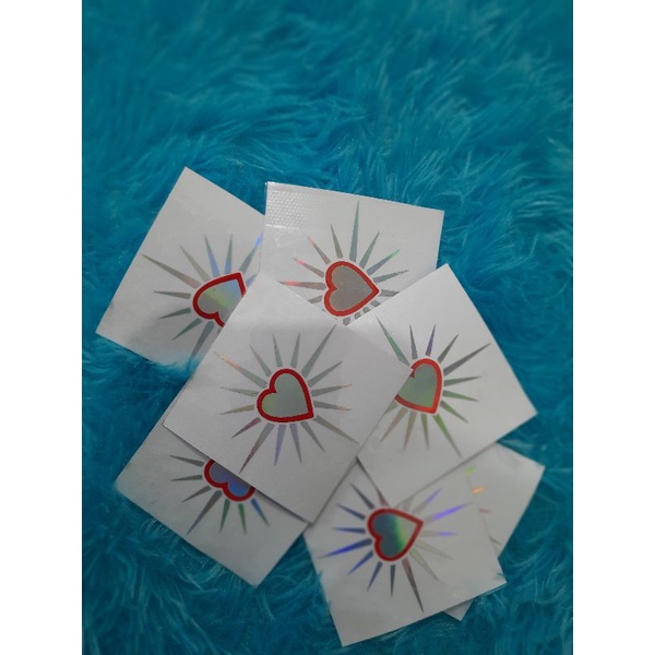 setiker psht hati bersinar hologram