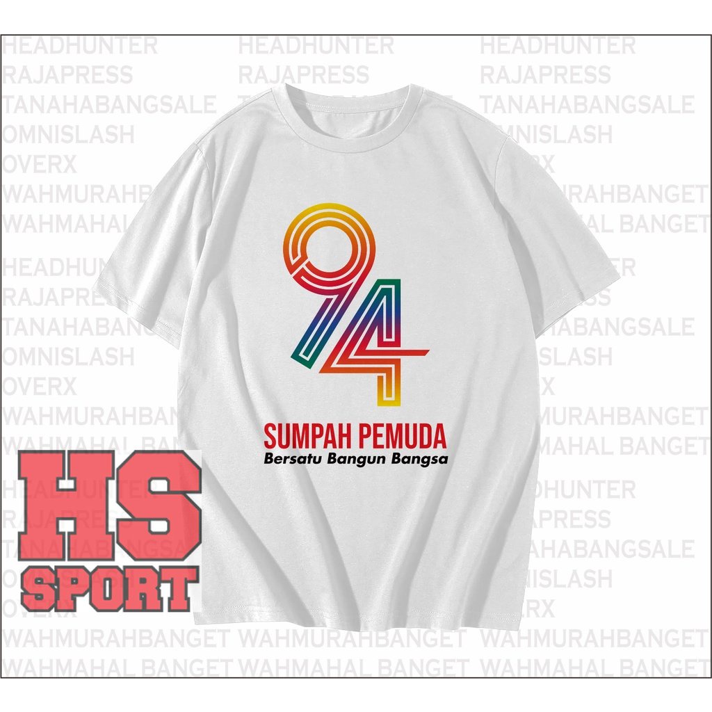 KAOS HUT SUMPAH PEMUDA 94 THN - BAJU HUT SUMPAH PEMUDA 94 THN