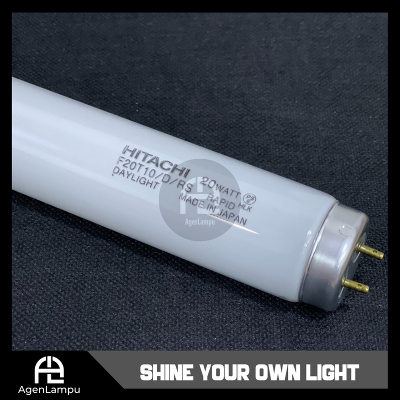 LAMPU TL HITACHI T10 20 WATT 40 WATT DAYLIGHT / COOL WHITE