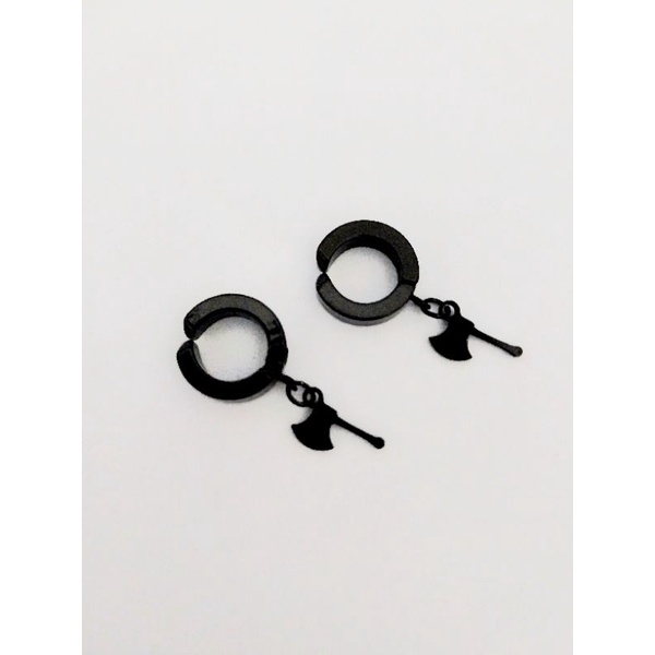 Anting Jepit tanpa tindik gandul Kapak (1 pasang)