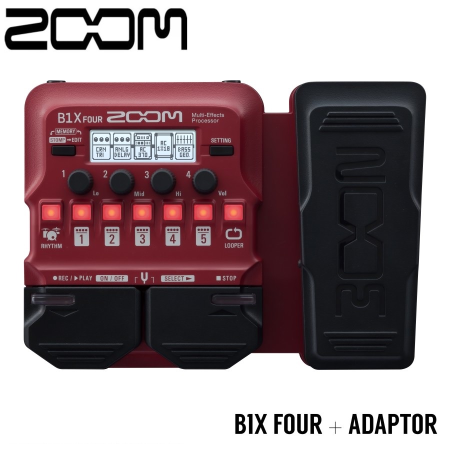 ZOOM B1X FOUR/ B1 Four Bass Multi-Effects Pedals