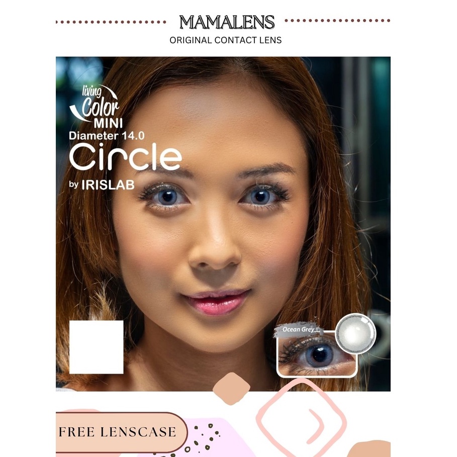 Softlens Mini Circle Minus -3.25 sd -6.00 Free Lenscase -MAMALENS