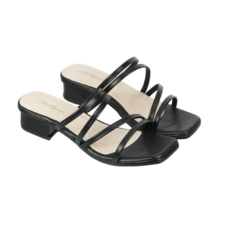 Sallyna RISKA - Heels Sandal Tali Wanita 3 cm {MKS.18Oc22n}