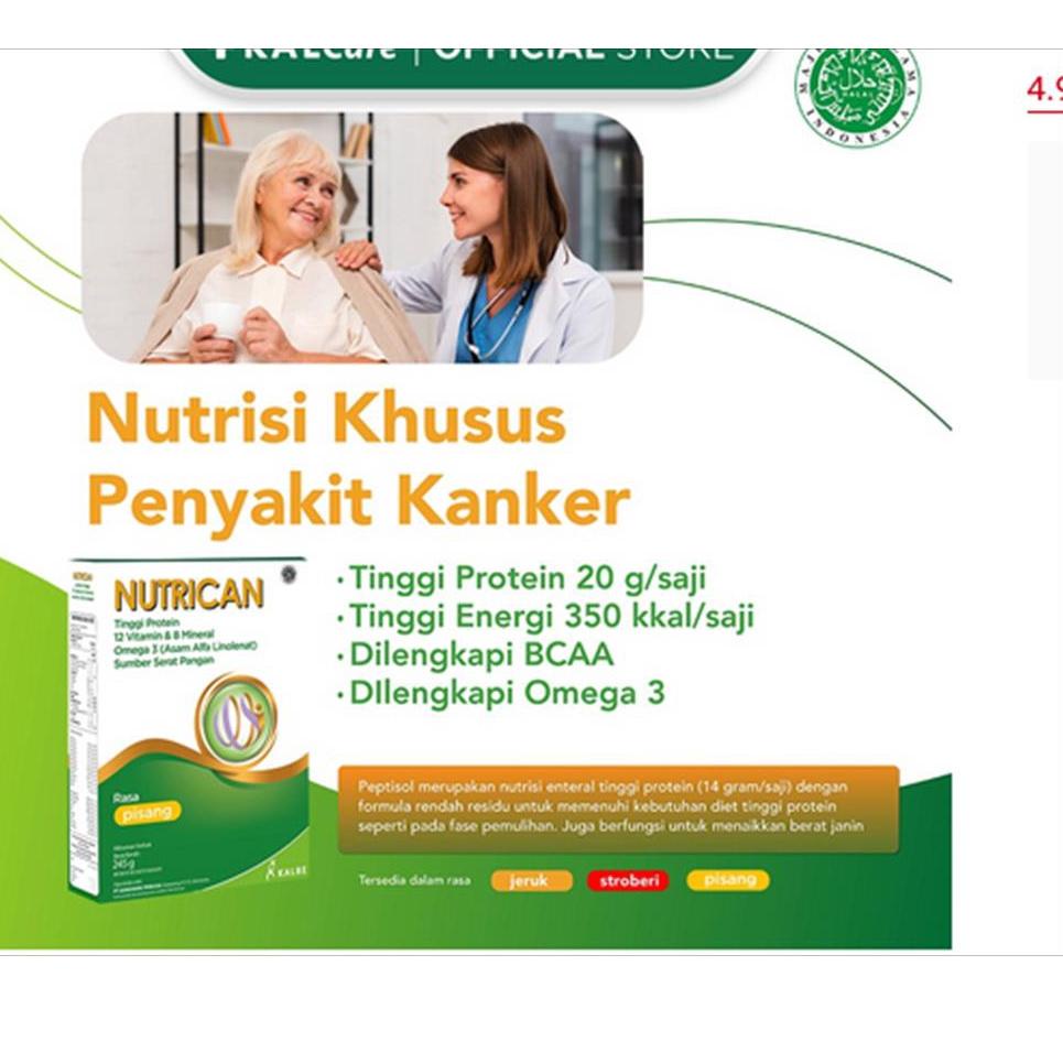 

Cepaat--NUTRICAN SUSU TINGGI PROTEIN NUTRISI KHUSUS PASIEN KANKER 245 GRAM