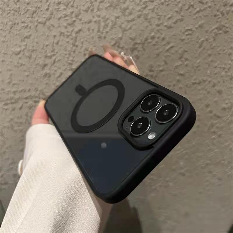 Case Magnetik Transparan Untuk iPhone 12 13 11 Pro Max X Xs Max Xr erhv