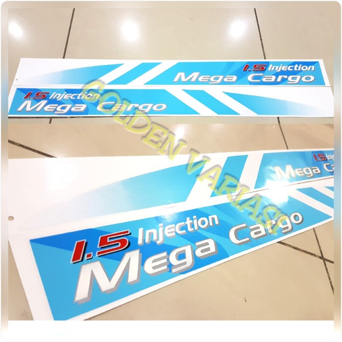 [COD] Lis Body - Stiker Body Tulisan Mega Cargo / Stiker Body Carry Futura / Perlengkapan Variasi Mo