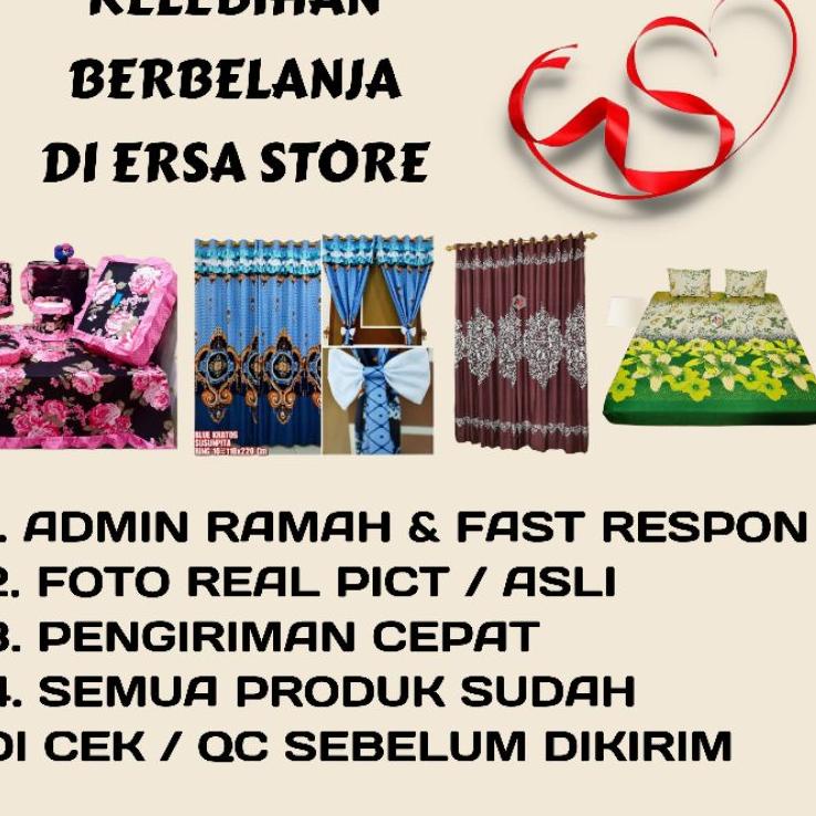 ERSA - 50 MOTIF ( GJS ) GORDEN JENDELA KECIL KORDEN PENDEK MINIMALIS GORDYN SERUT HORDENG KERUT RUMB