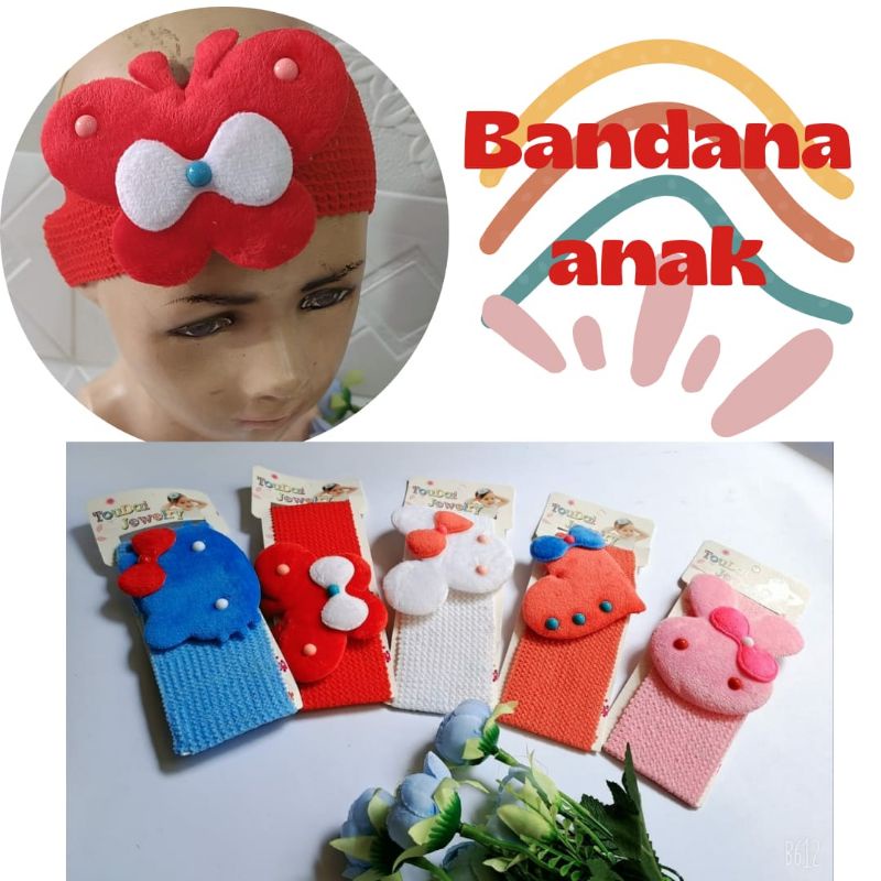 Bandana Bayi / Headband Bayi Impor Bandana Anak / Bandana anak mickey