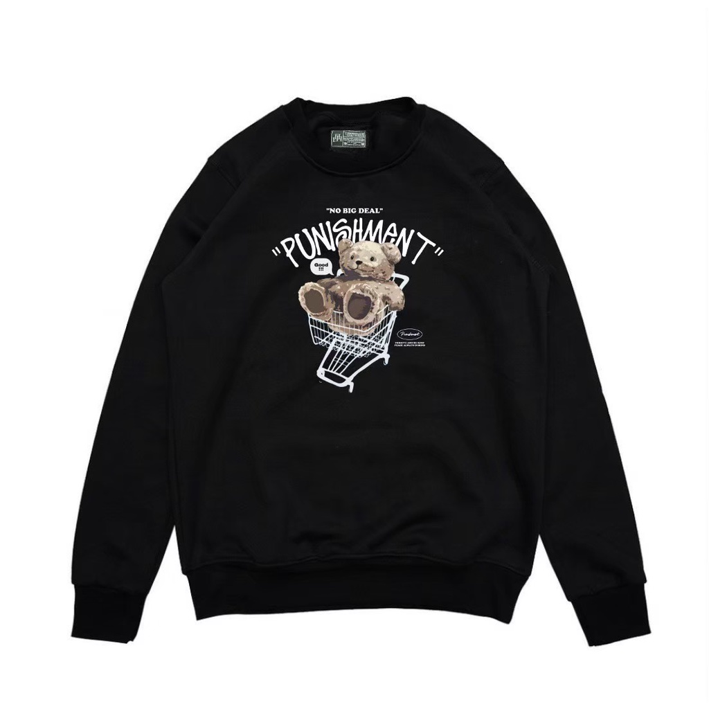 CREWNECK ORIGINAL PUNISHMENT / SWEATER PUNISHMENT PRIA ORIGINAL / SWETSHIRT DISTRO UNISEX /CREWNECK DISTRO