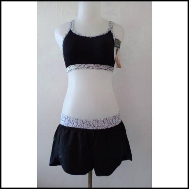 Spset236 Sport Bra Set Celana Pendek Energized M L