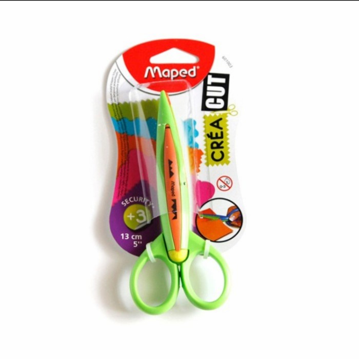 

Kusus Hari Ini Gunting Anak Zig Zag Maped Crea Cut Scissors 13 Cm Aman Gunting Kreasi Terlaris