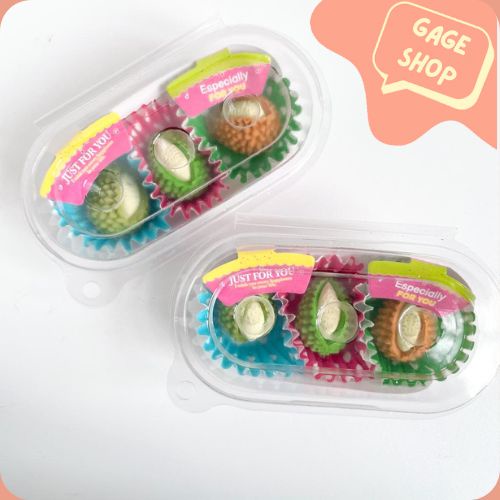 

penghapus karet buah durian ATK lucu hapusa karet penghapus (1set) kebutuhan sekolah ATK fancy bisa COD Termurah murah banget
