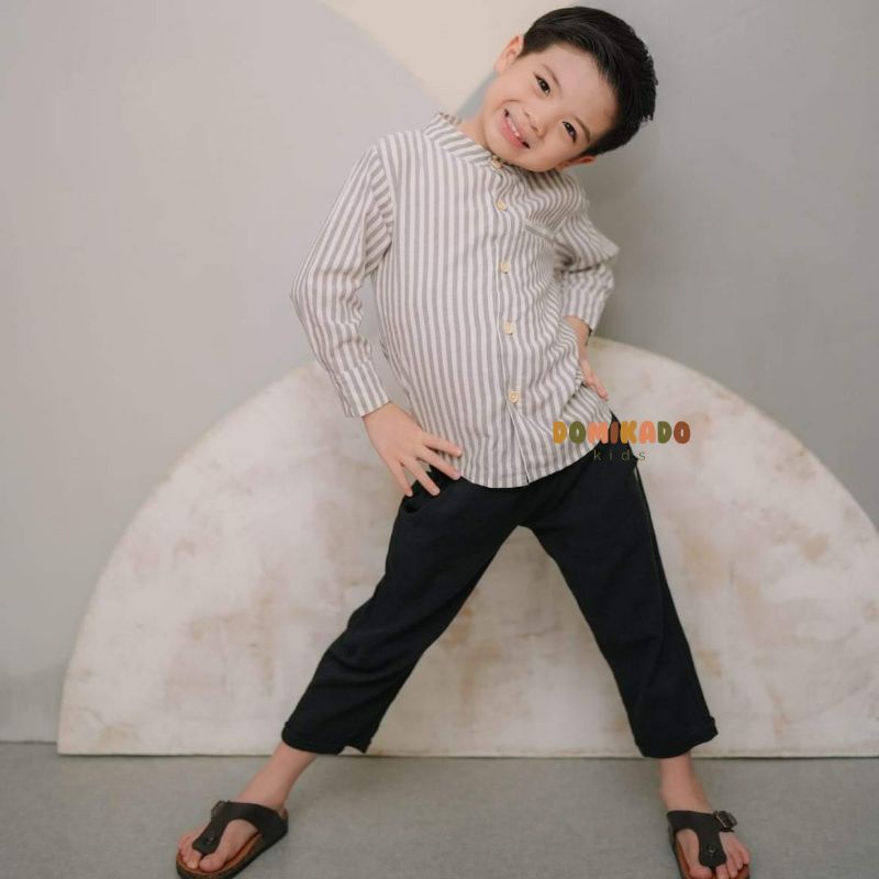 Little Arash | XAVIER Top | Kemeja anak | Kemeja changi anak | Kemko anak